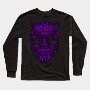 I never Freeze Superhero Panther shirt Long Sleeve T-Shirt